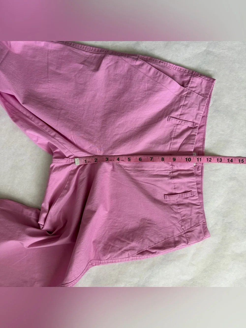 A New Day High Rise Straight Ankle Chino Pants 6 Pink Casual Chic Workwear C - Picture 5 of 8